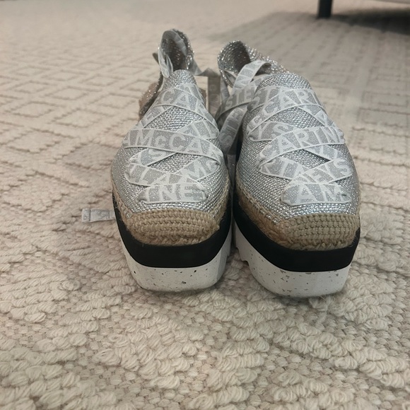 Basically NWB Silver Espadrilles - Picture 5 of 5
